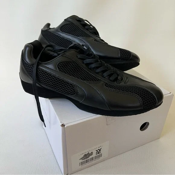 Yase [Lab Series] Spider Leather Sneakers Black